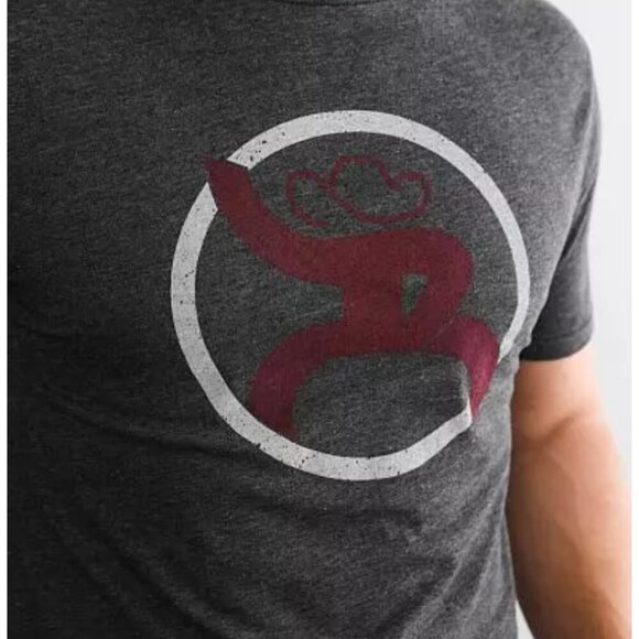 Hooey Roughy 2.0 T-Shirt Hooey Man Cowboy Tee Western Size XL Short Sleeve - Picture 10 of 12